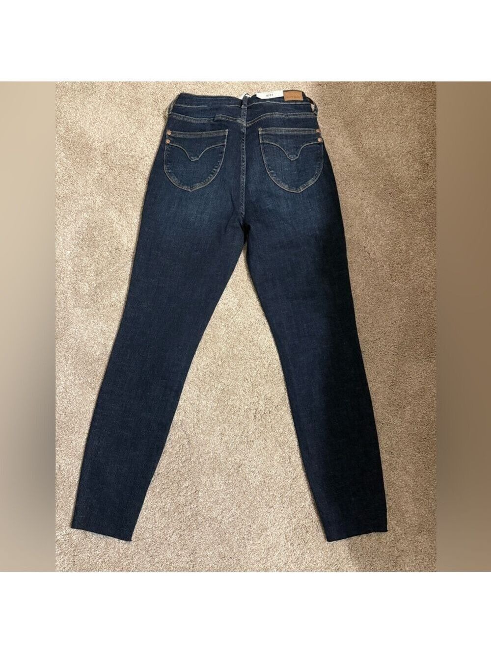 Judy Blue Tummy Control Dark Blue Skinny Jeans NWT - Picture 6 of 7